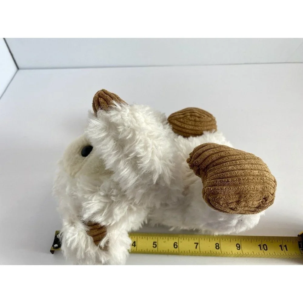 Fiesta Scruffy White Lamb Sheep Plush 9” Stuffed Animal Toy W/ Tag - Picture 6 of 6